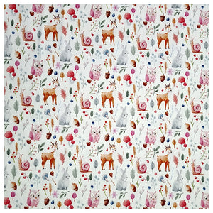Jersey Forest animals weiß Digital