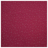 Musselin bordeaux mit Tupfen in gold