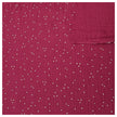 Musselin bordeaux mit Tupfen in gold