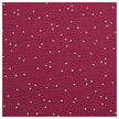 Musselin bordeaux mit Tupfen in gold