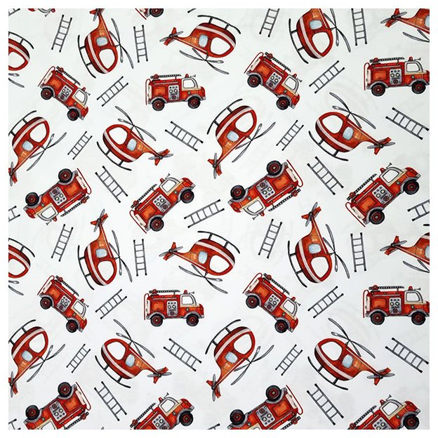 Jersey Feuerwehrautos weiß