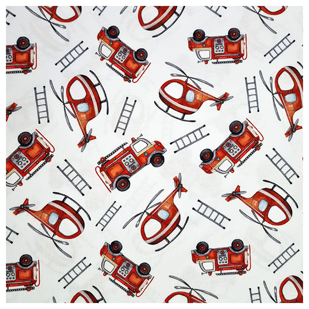 Jersey Feuerwehrautos weiß