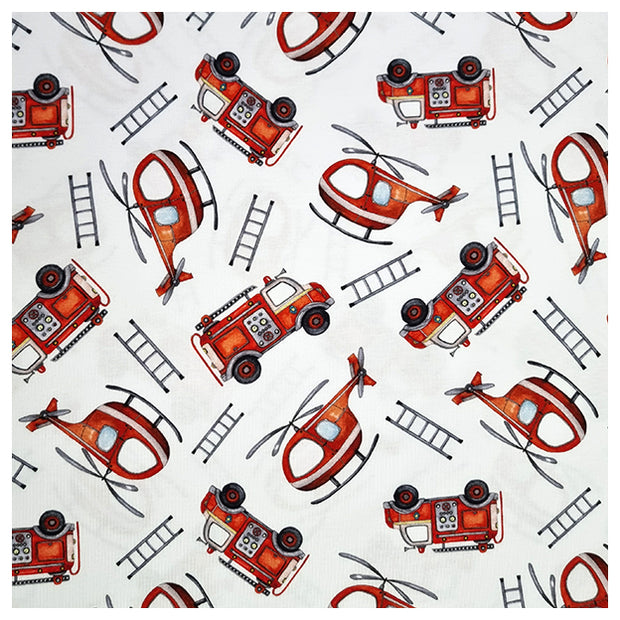 Jersey Feuerwehrautos weiß