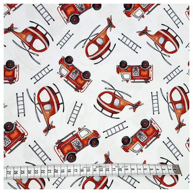 Jersey Feuerwehrautos weiß