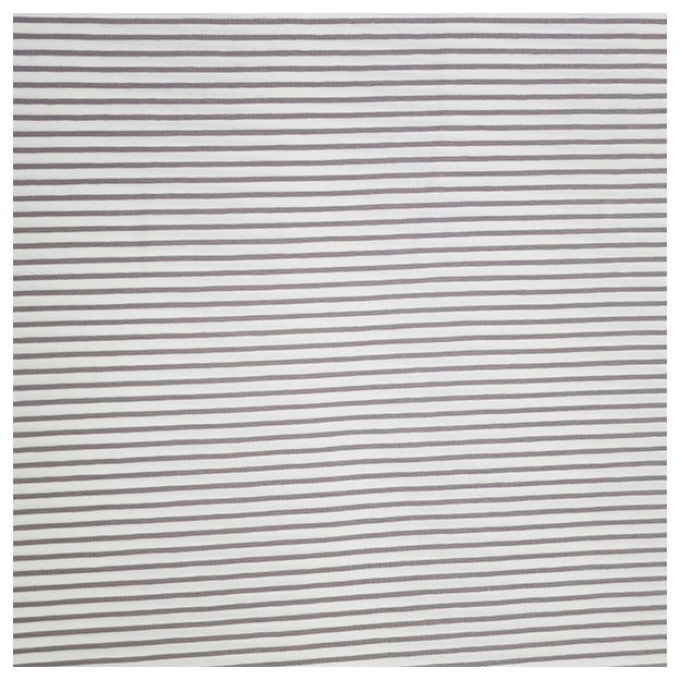 Jersey Streifen flieder und weiß