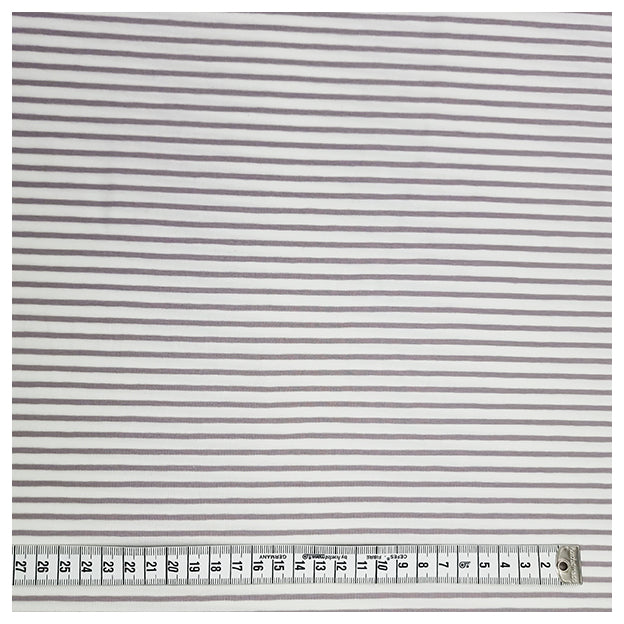 Jersey Streifen flieder und weiß