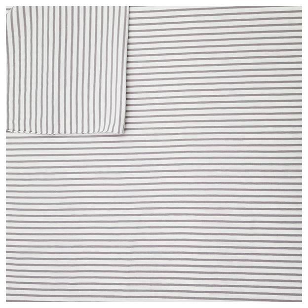 Jersey Streifen flieder und weiß