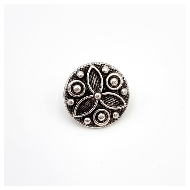 Metallknöpfe gemustert 13mm