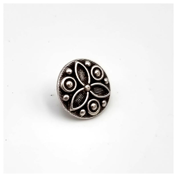 Metallknöpfe gemustert 13mm