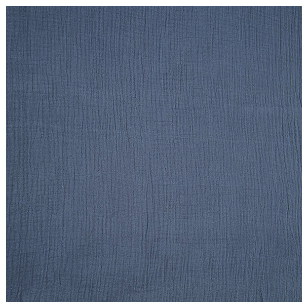 Musselin Baumwolle indigo