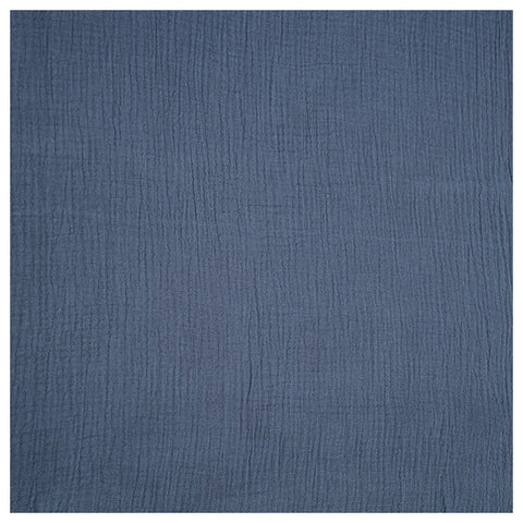 Musselin Baumwolle indigo