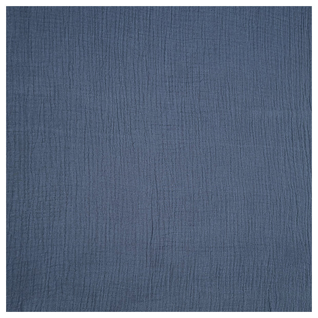 Musselin Baumwolle indigo