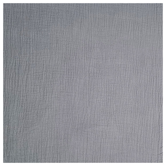Musselin Baumwolle hellblau