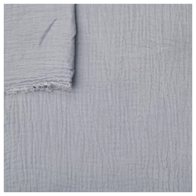 Musselin Baumwolle hellblau