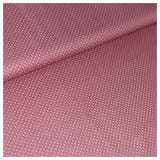 Baumwolle mini Tupfen blush und weiß 2mm