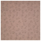 Musselin Tiere taupe