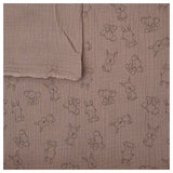 Musselin Tiere taupe