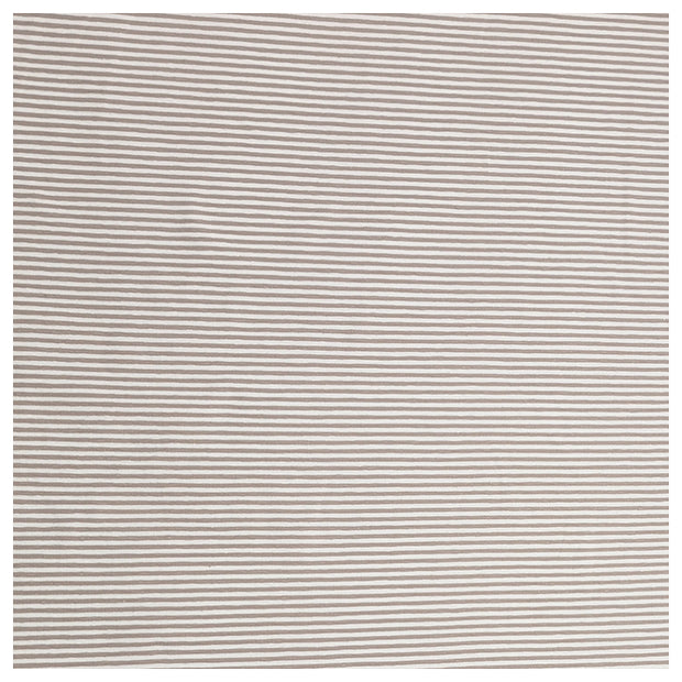 Jersey Streifen beige und weiß 2mm