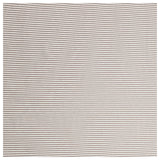 Jersey Streifen beige und weiß 2mm
