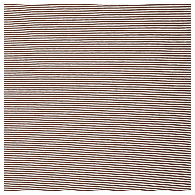 Jersey Streifen dunkelbraun und weiß 2mm
