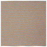 Jersey Streifen Karamell und weiß 2mm
