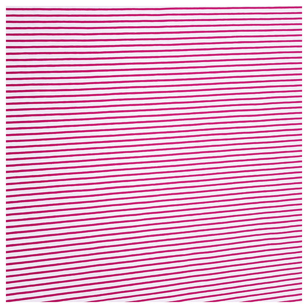 Jersey Streifen fuchsia und weiß