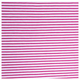 Jersey Streifen fuchsia und weiß