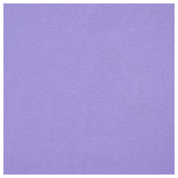 Baumwolljersey uni lila rose