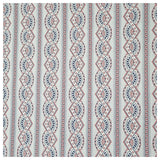 Baumwollsatin rot und blau bedruckt