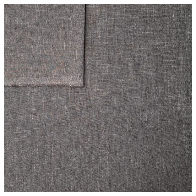Leinen uni dunkelgrau