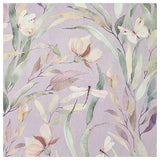 Canvas Digital Blumen lilac