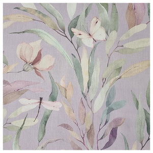 Canvas Digital Blumen lilac