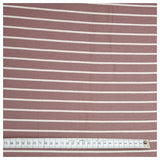 Rippjersey rose streifen