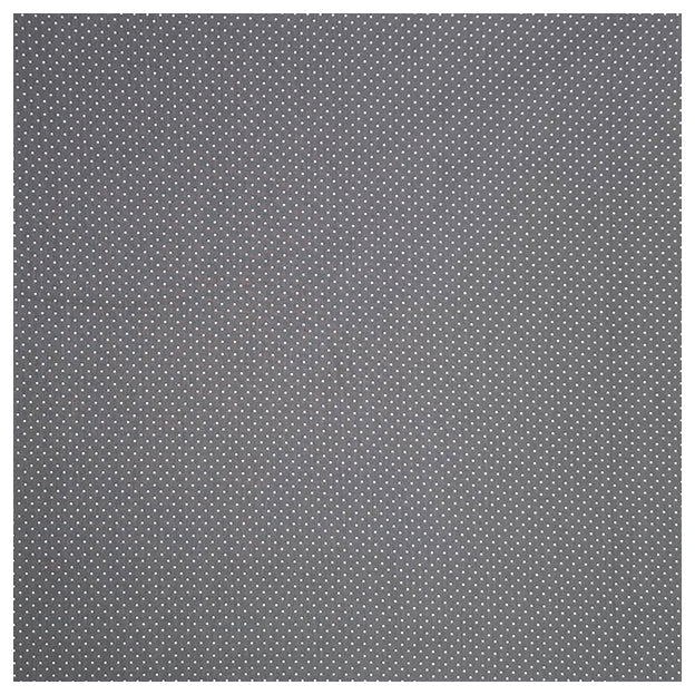 Baumwolle mini Tupfen grau und weiß