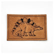 Label Stegosaurus aus Kunstleder