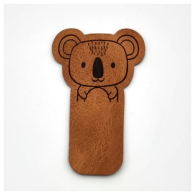 Label Koala aus Kunstleder