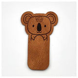Label Koala aus Kunstleder