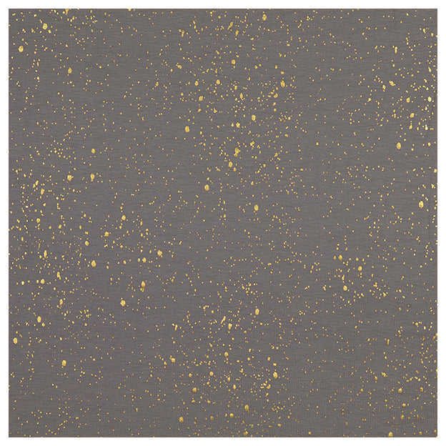 Jersey Stoffpaket Jersey Himmelskörper gold/ Jersey Punkte + Bündchen