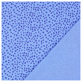 Musselin Baumwolle Leoprint blau