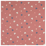 Interlock Jersey Herzen rosa