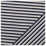 Jersey Streifen grau, blau und weiß 5mm