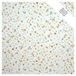 Musselin Baumwolle dots orange und ocker Bio