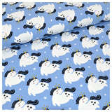Jersey Happy Unicorn hellblau