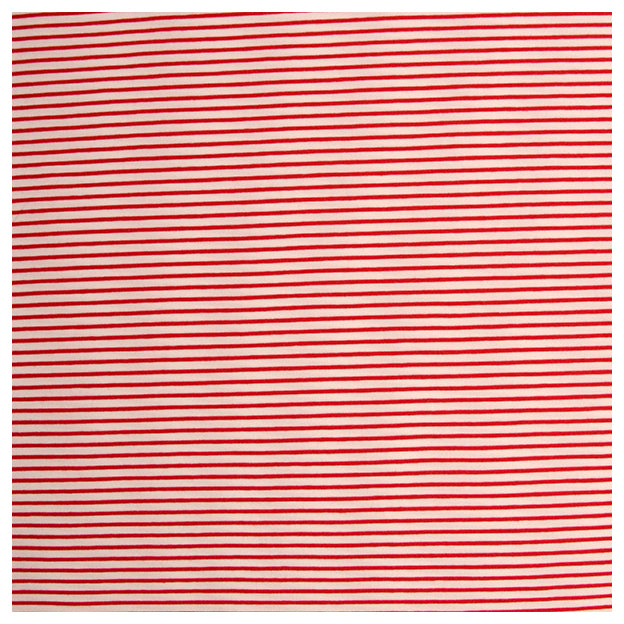 Jersey Streifen rot und weiß