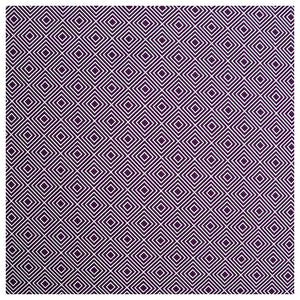 Baumwollstoff geometrisches Muster Square lila