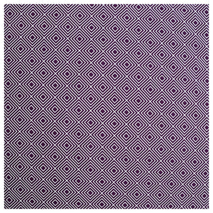 Baumwollstoff geometrisches Muster Square lila