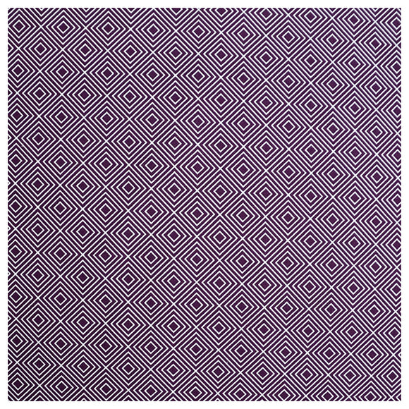 Baumwollstoff geometrisches Muster Square lila