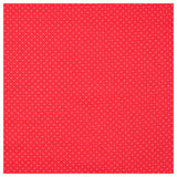Baumwolle Satin Punkte rot/weiß