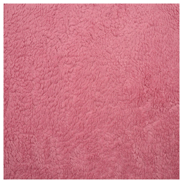 Baumwoll Teddy Plüsch rosa