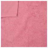 Baumwoll Teddy Plüsch rosa